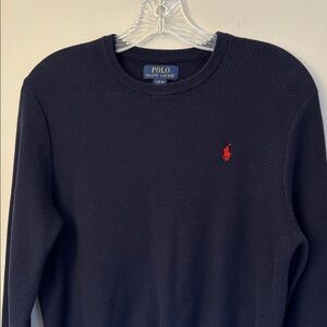 Boys’ Navy Polo RL Sweater